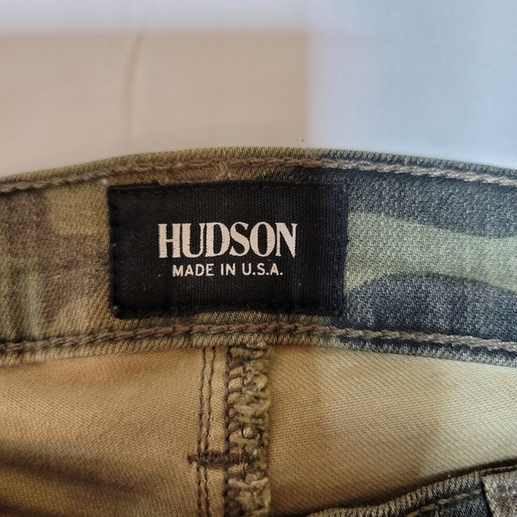 Hudson Krista Super Skinny Crop Camouflage Women's Jeans Size 27 - Picture 5 of 13